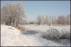 Lac d'Emprunt sous la neige